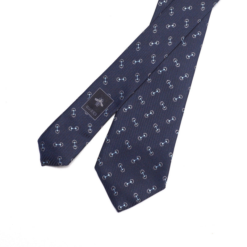 GUCCI tie 782756 4E009 silk Navy blue