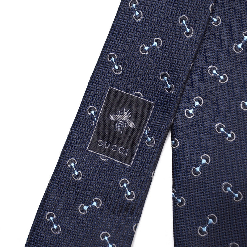 GUCCI tie 782756 4E009 silk Navy blue