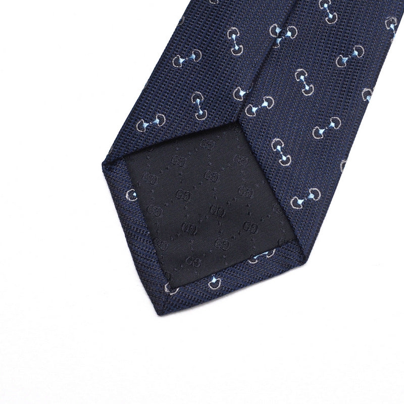 GUCCI tie 782756 4E009 silk Navy blue