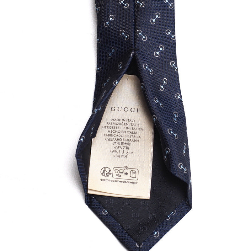 GUCCI tie 782756 4E009 silk Navy blue