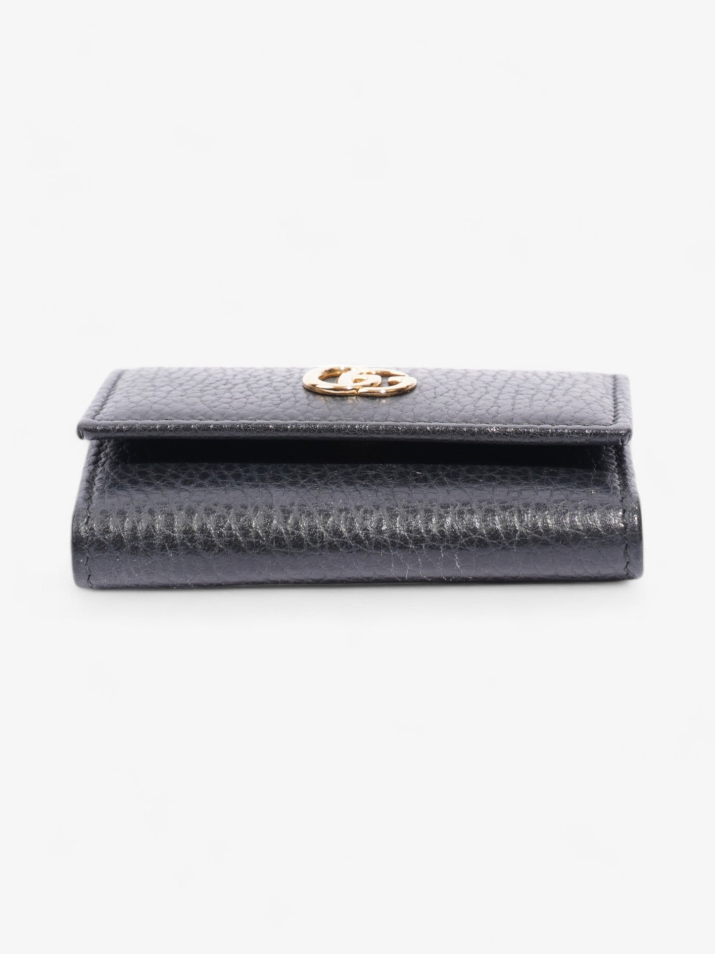 Gucci GG Marmont Key Case Black / Gold Leather
