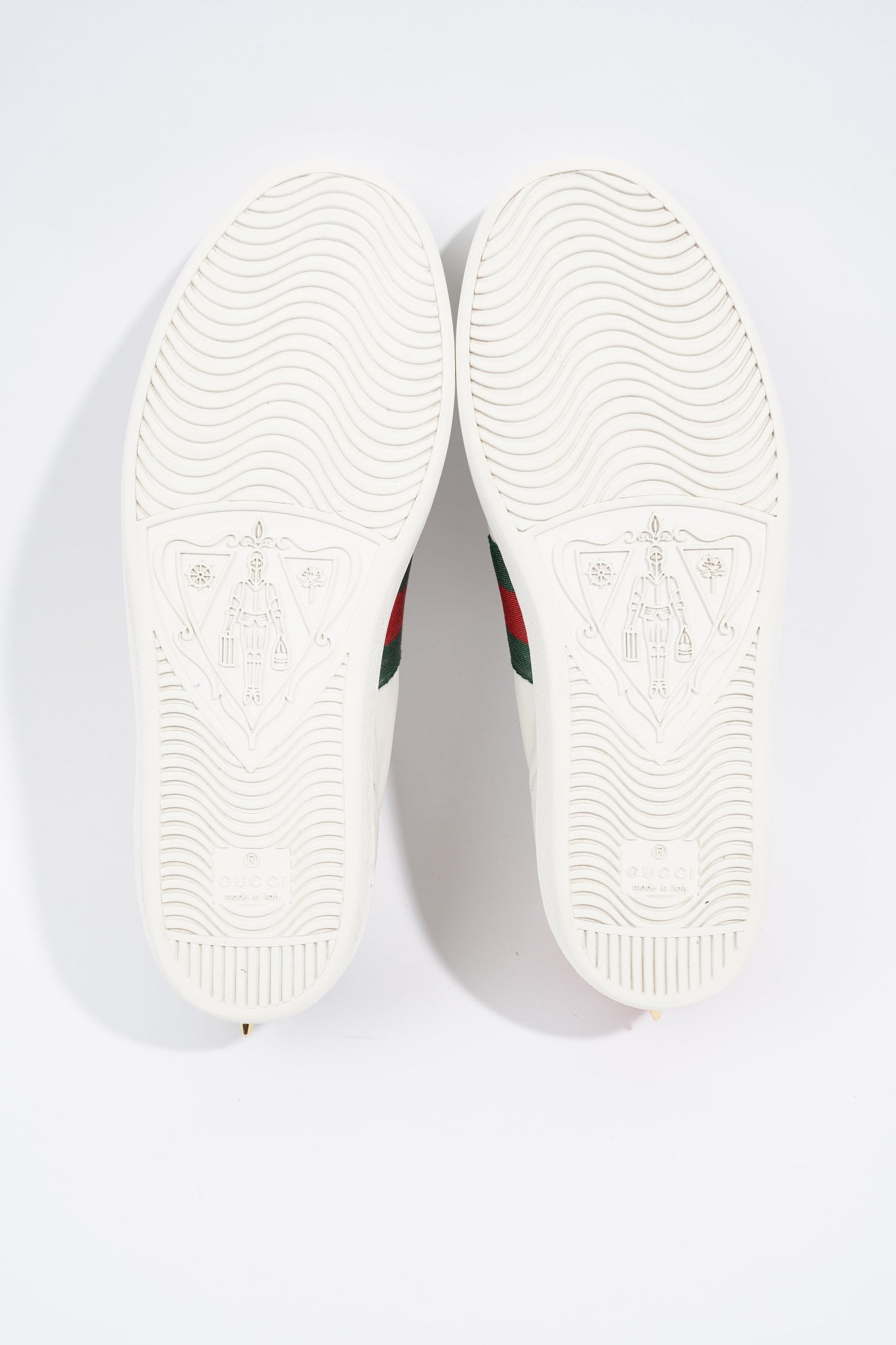 Gucci Ace Studded White / Red / Green Leather EU 37 UK 4