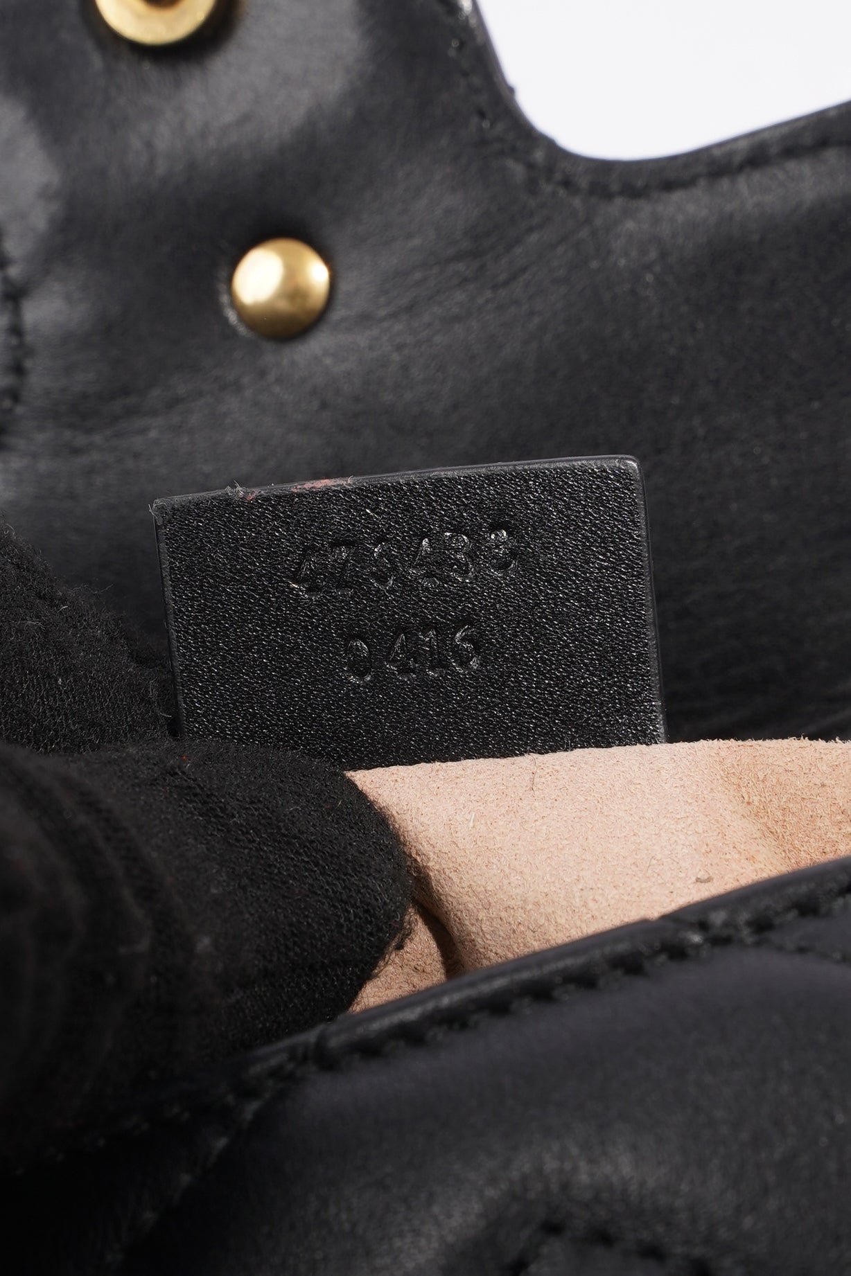 Gucci Marmont Flap Black Matelasse Leather Super Mini