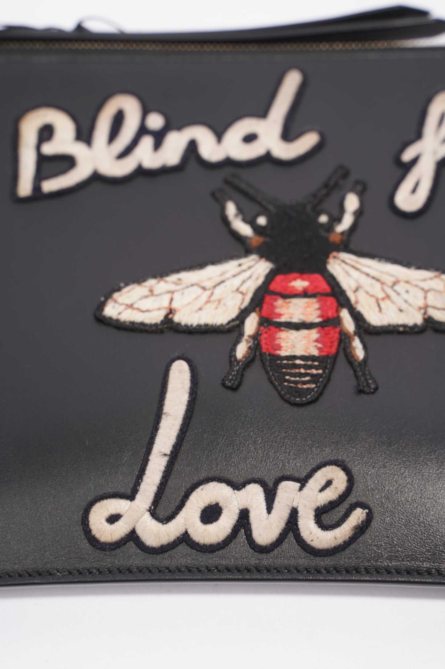 Gucci Blind For Love Black Leather