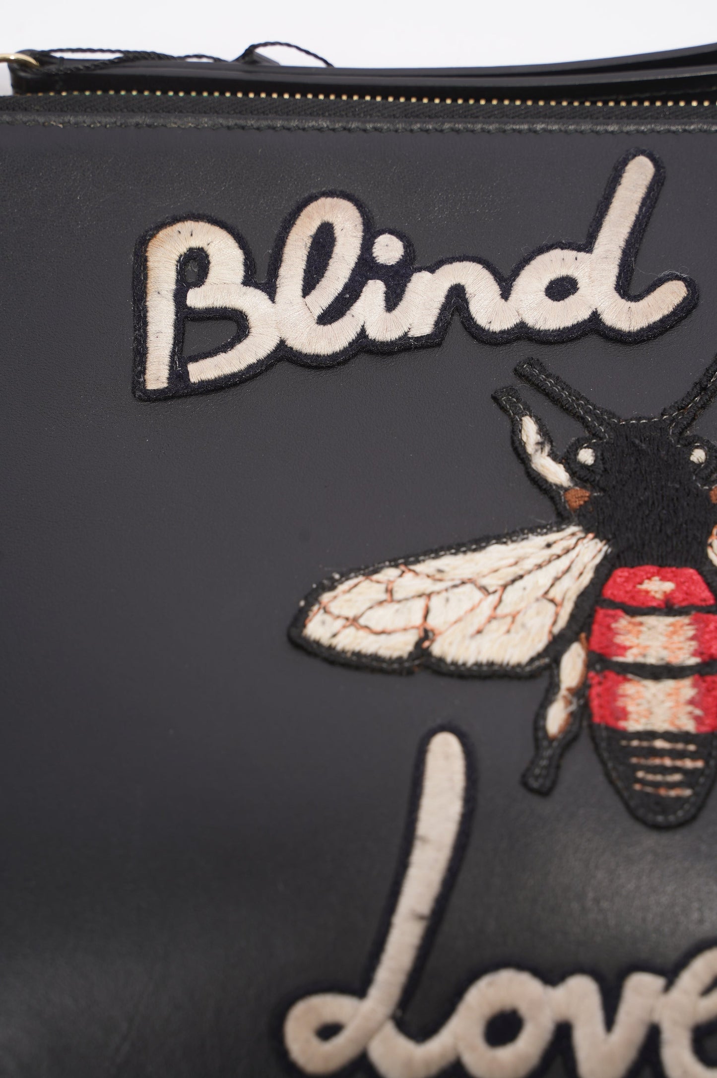 Gucci Blind For Love Black Leather