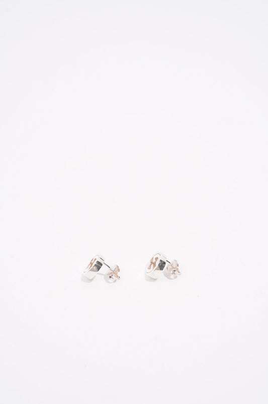 Gucci Interlocking GG Earrings Silver Base Metal