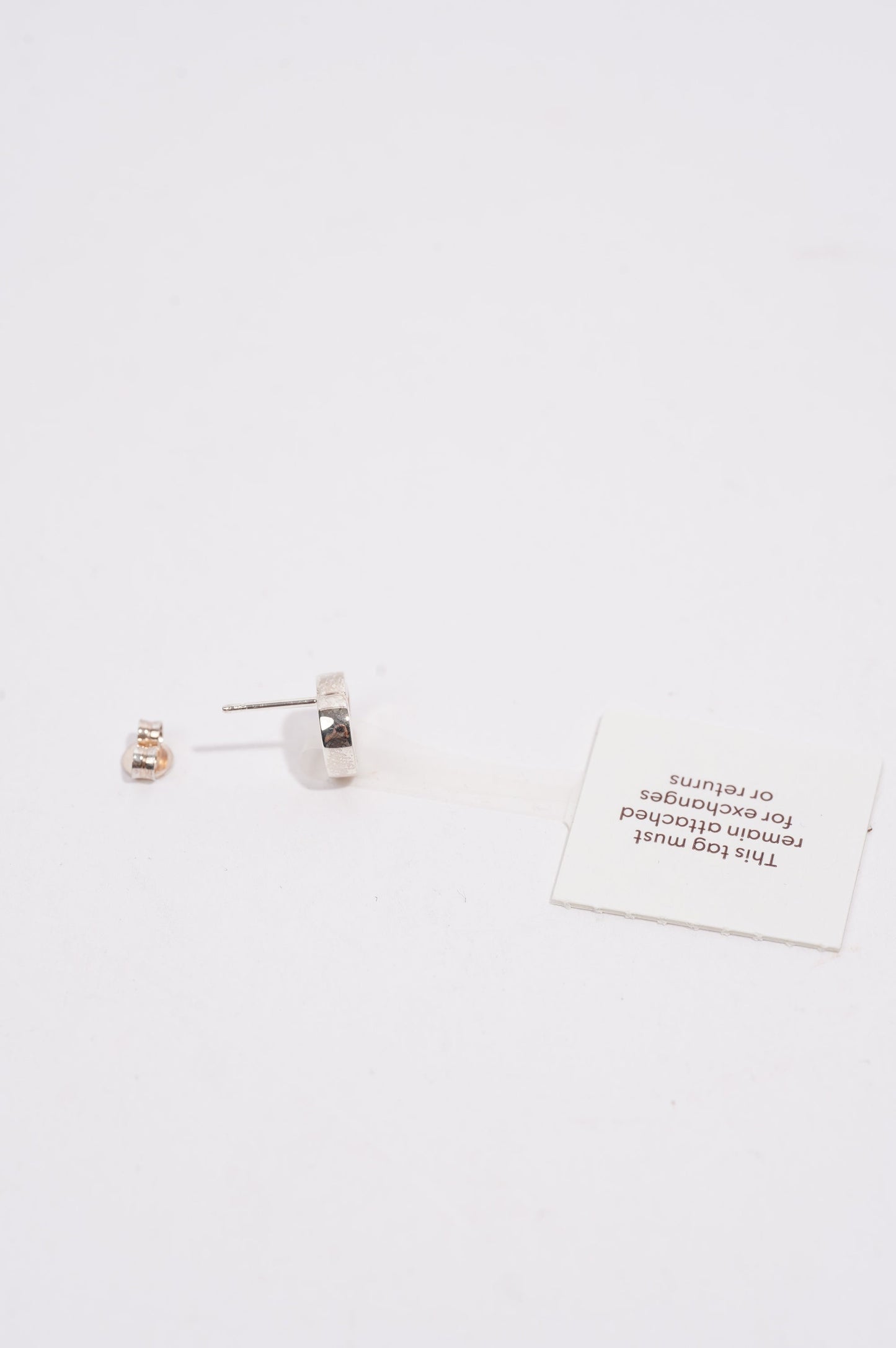 Gucci Interlocking GG Earrings Silver Base Metal