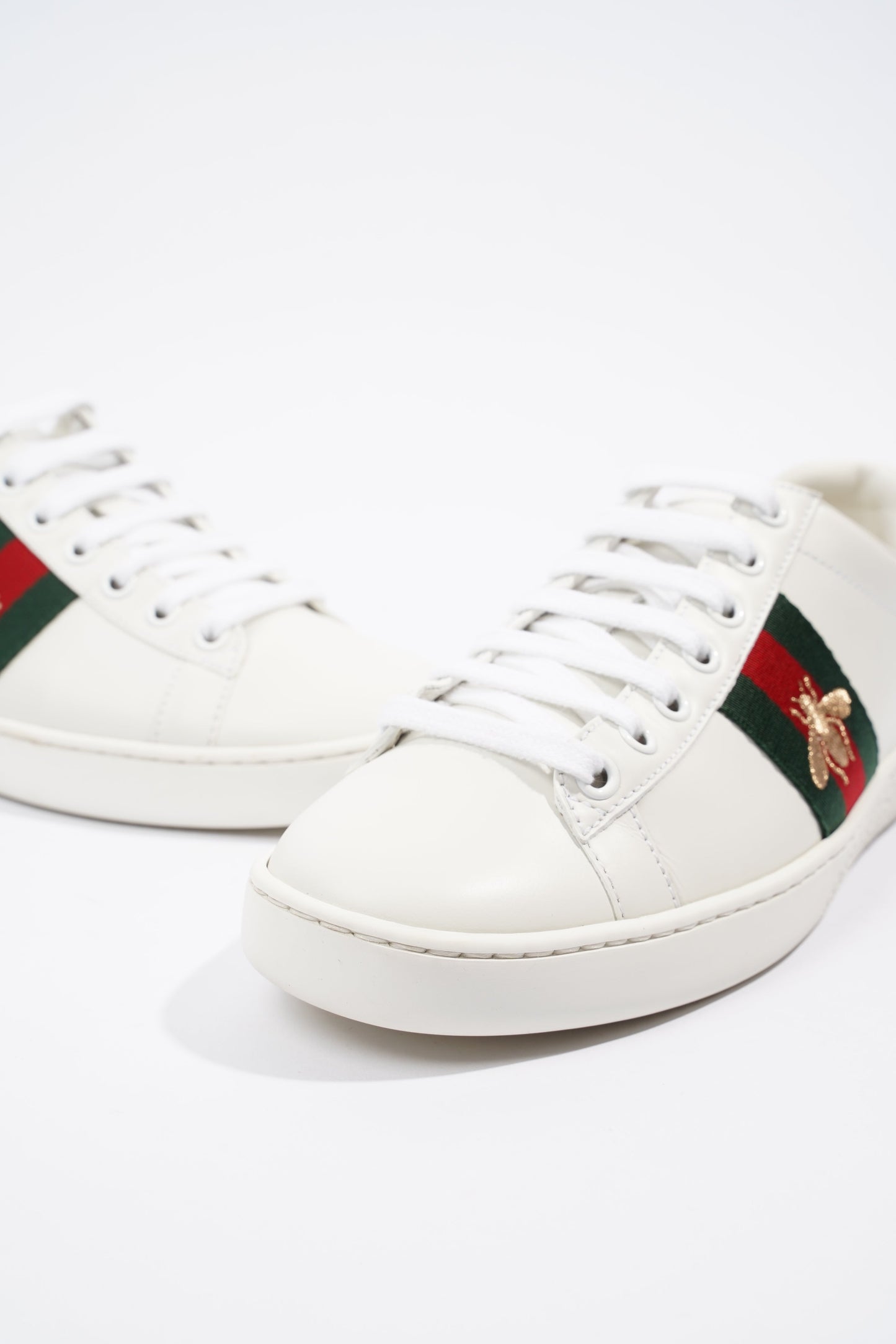 Gucci Ace Bee White / Green / Red Canvas EU 36 UK 3