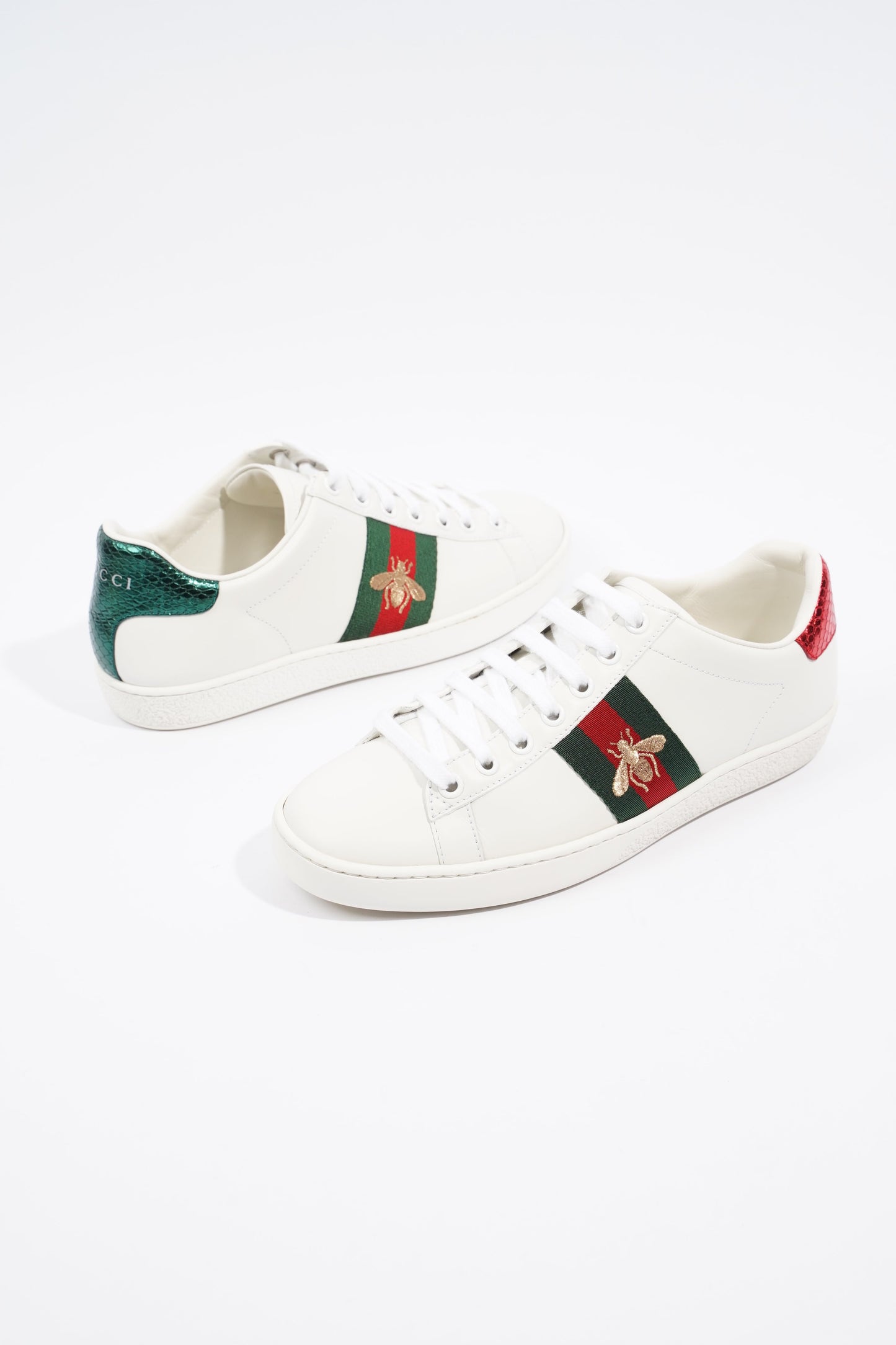Gucci Ace Bee White / Green / Red Canvas EU 36 UK 3