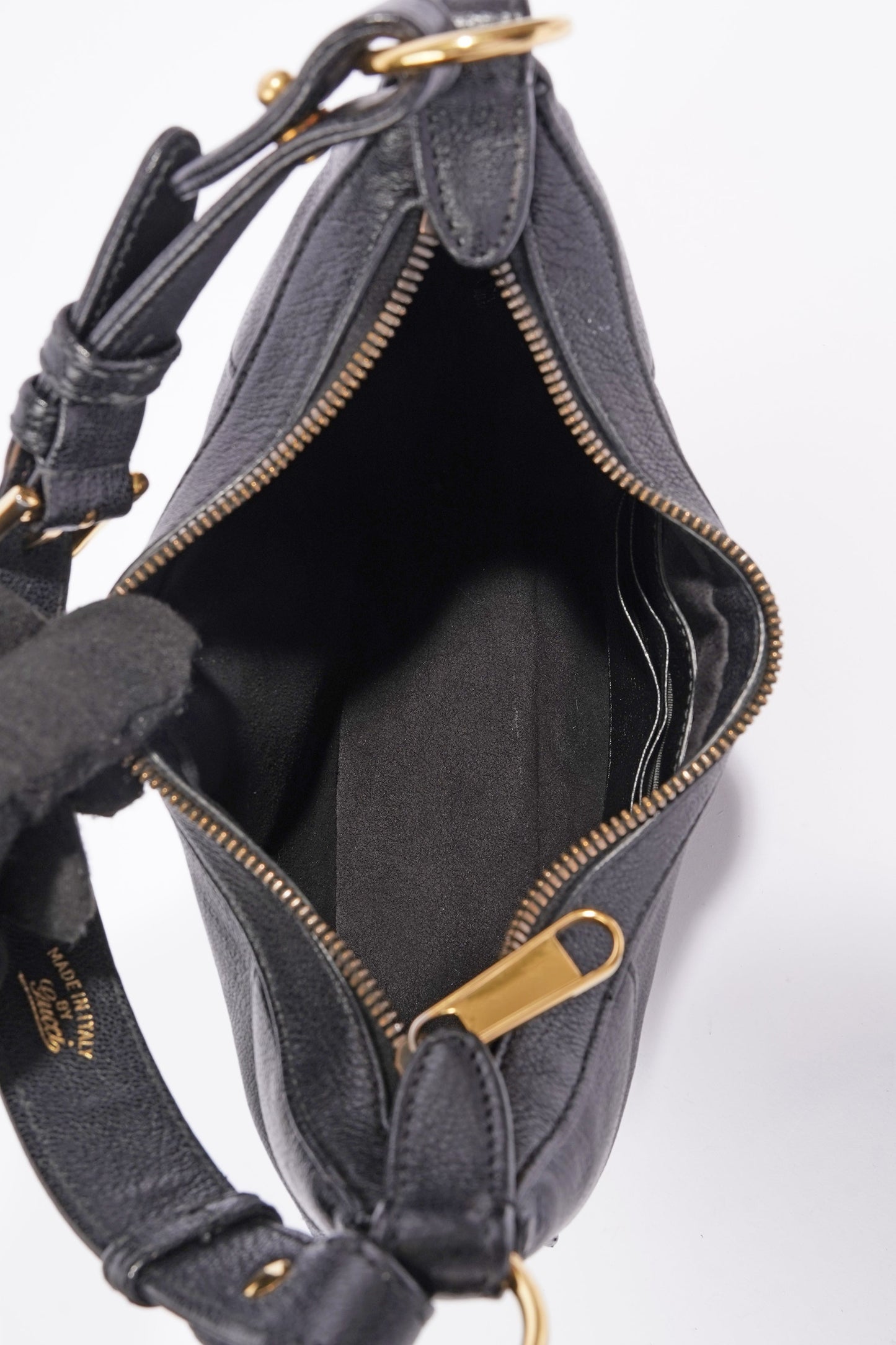 Gucci Aphrodite Black Leather Small