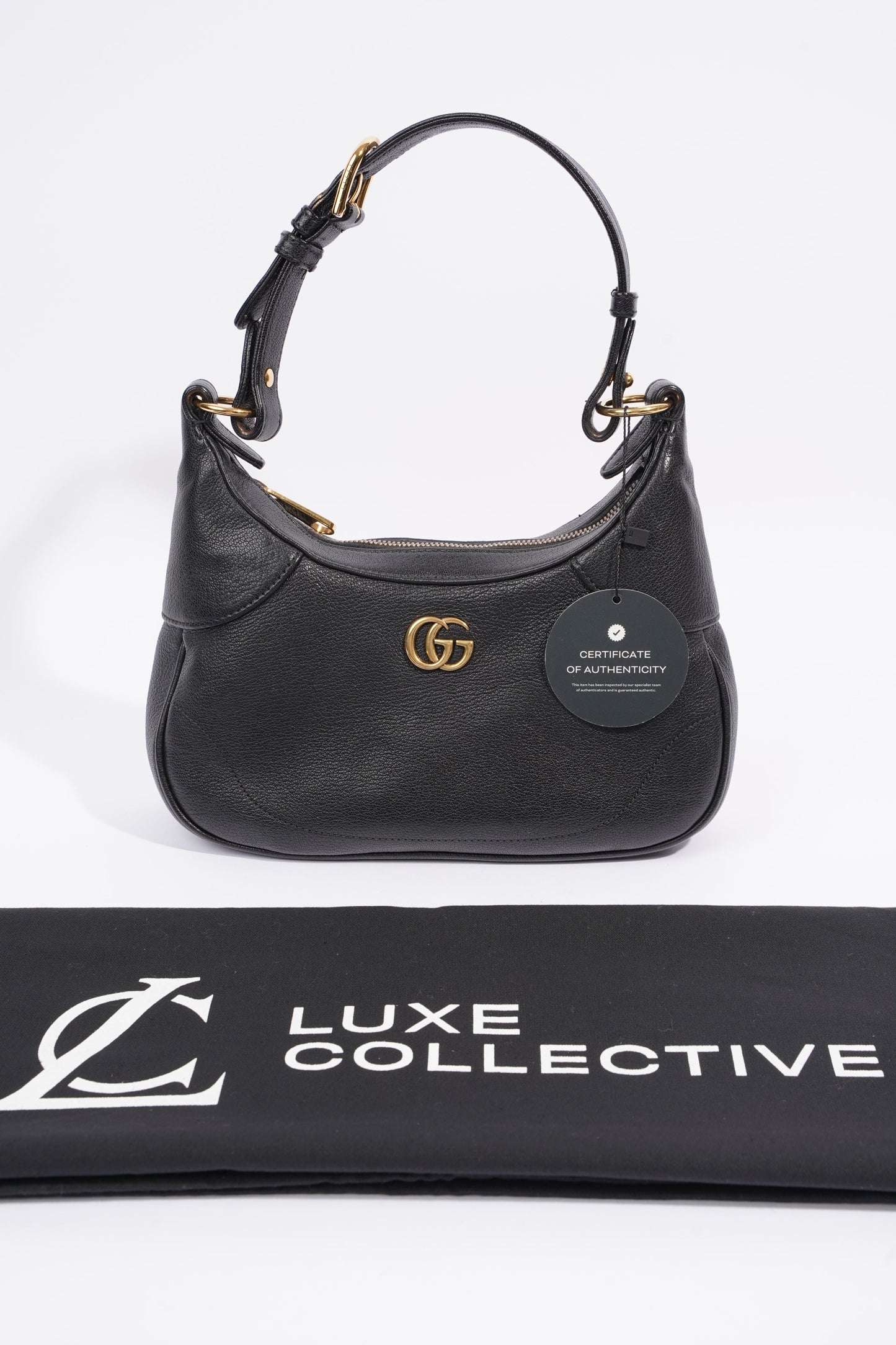 Gucci Aphrodite Black Leather Small