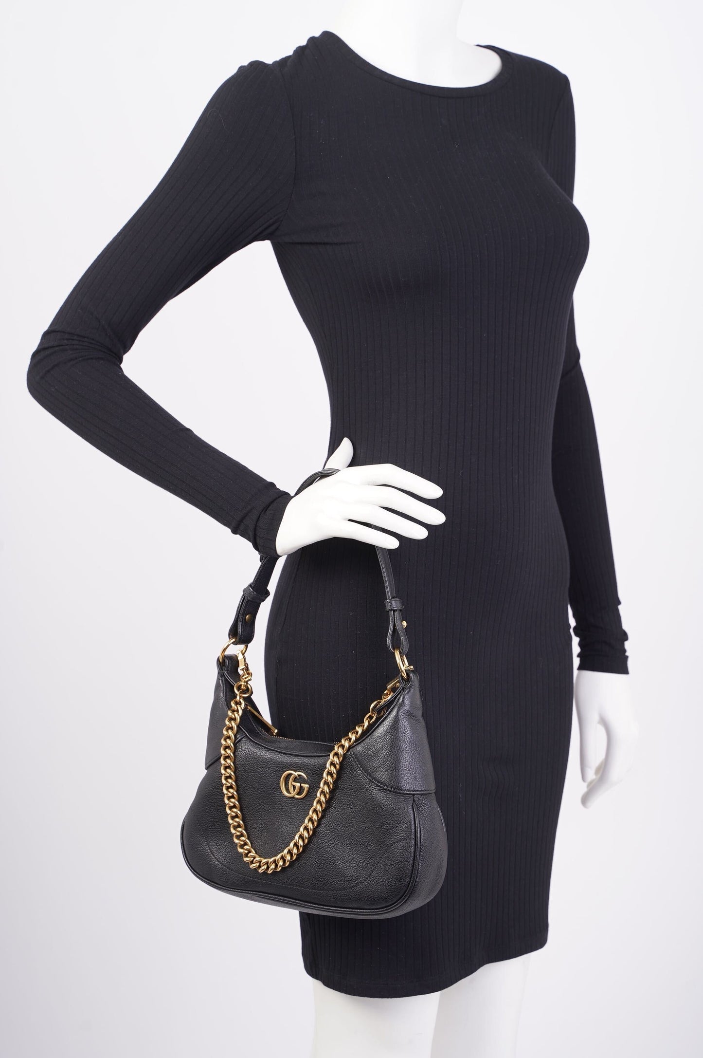 Gucci Aphrodite Black Leather Small
