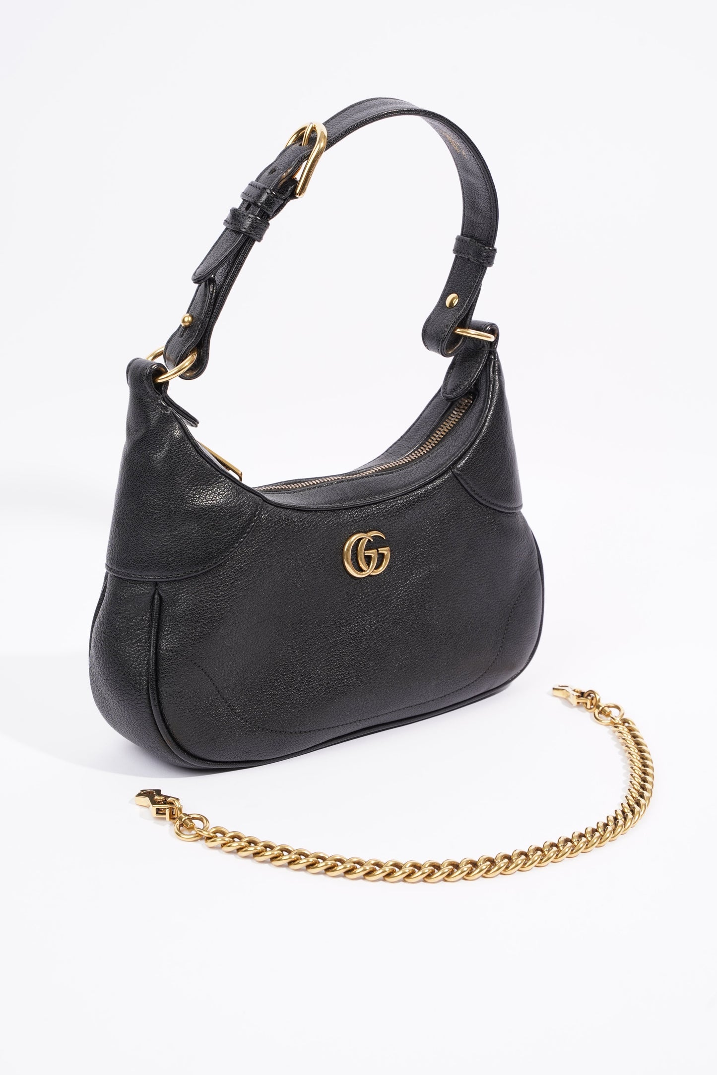 Gucci Aphrodite Black Leather Small