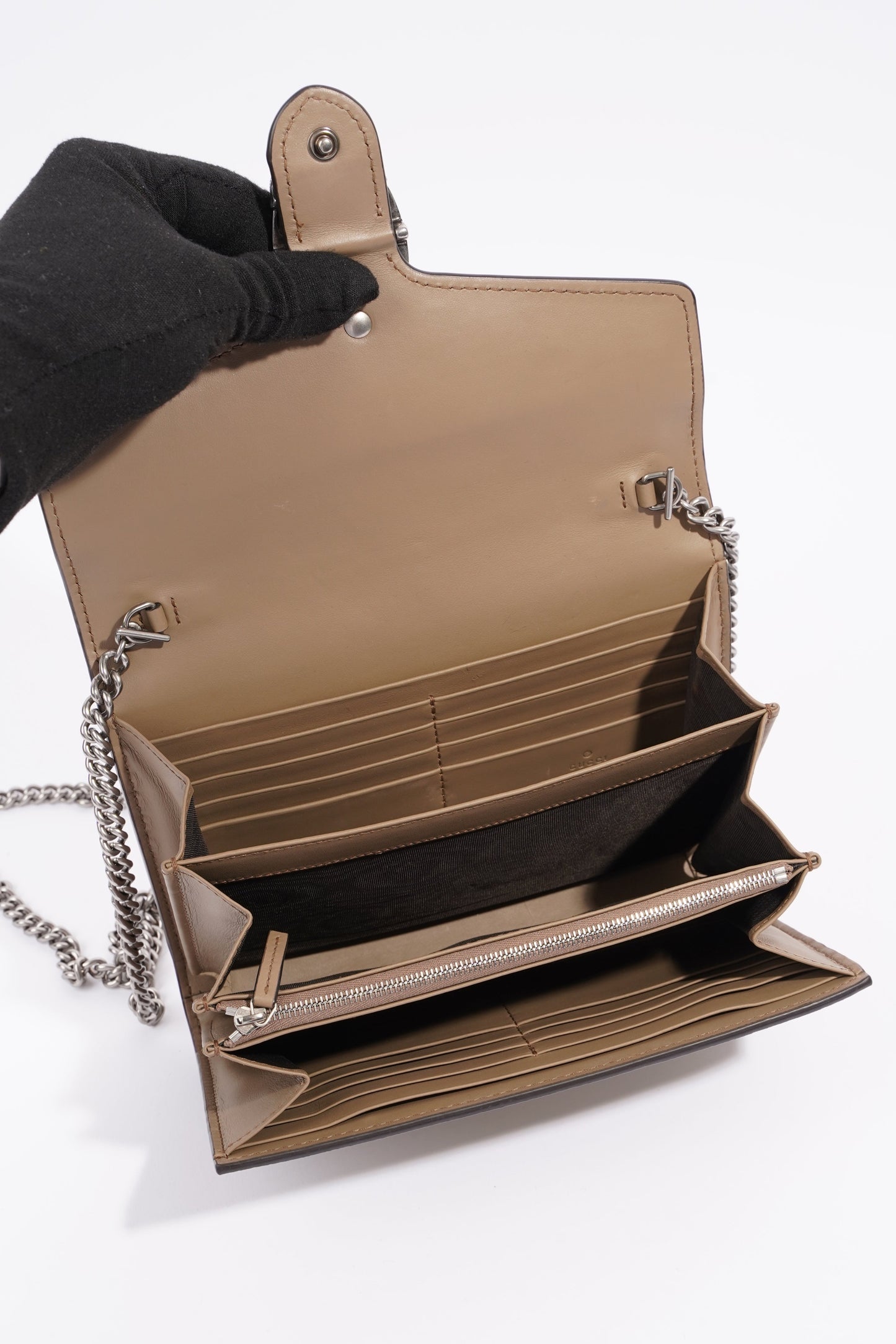 Gucci Dionysus Chain Wallet Supreme Canvas