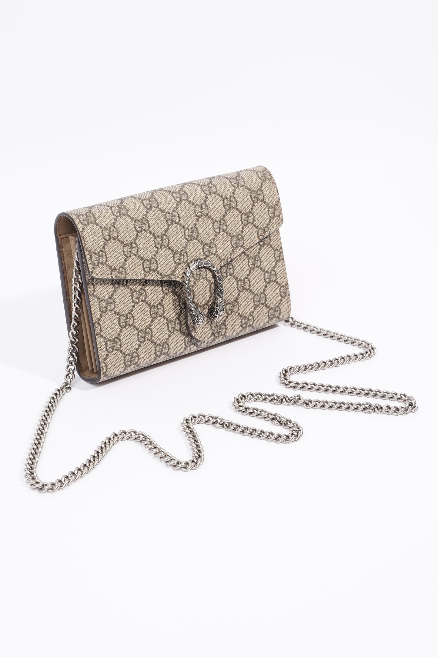 Gucci Dionysus Chain Wallet Supreme Canvas