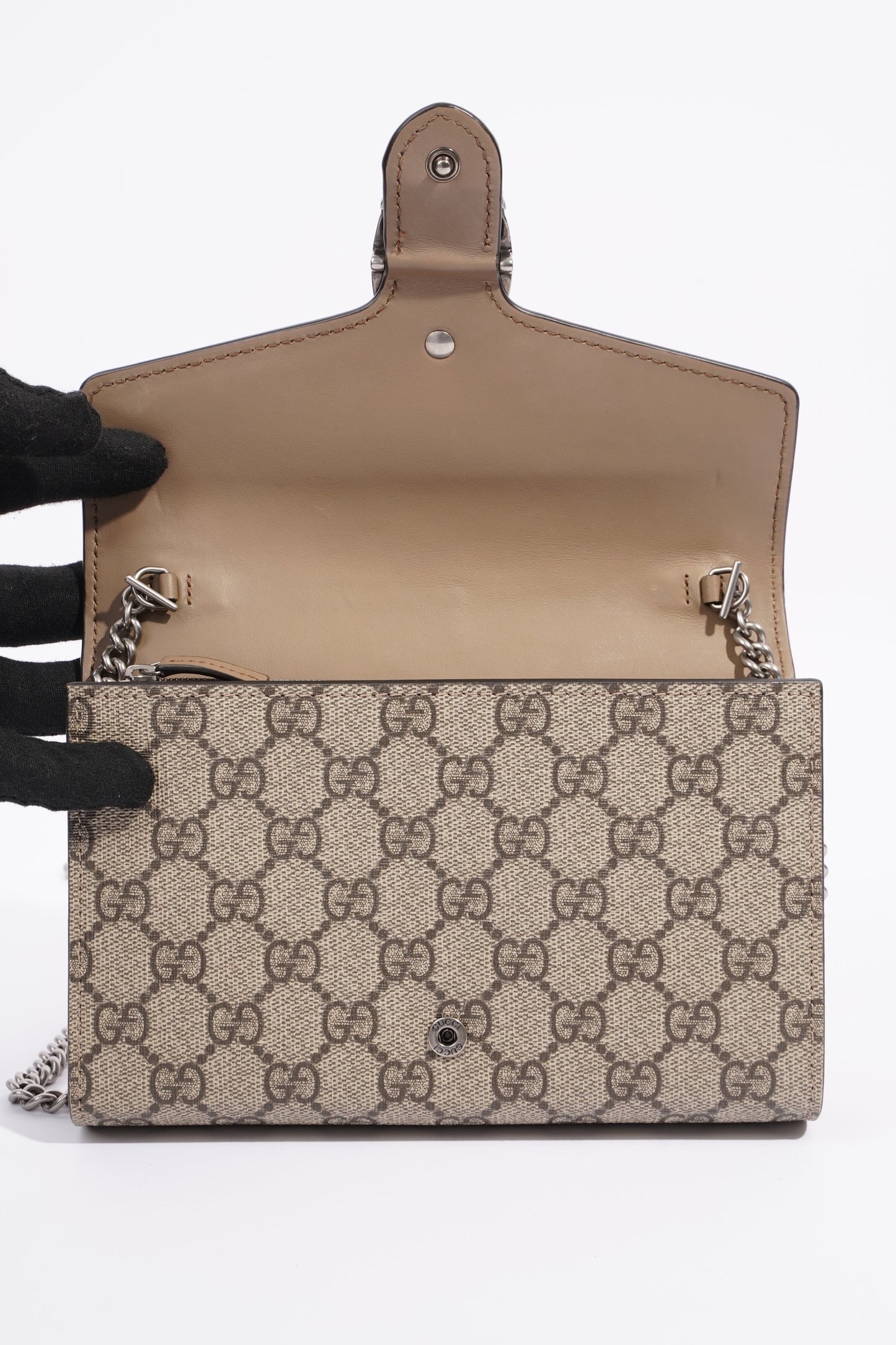 Gucci Dionysus Chain Wallet Supreme Canvas