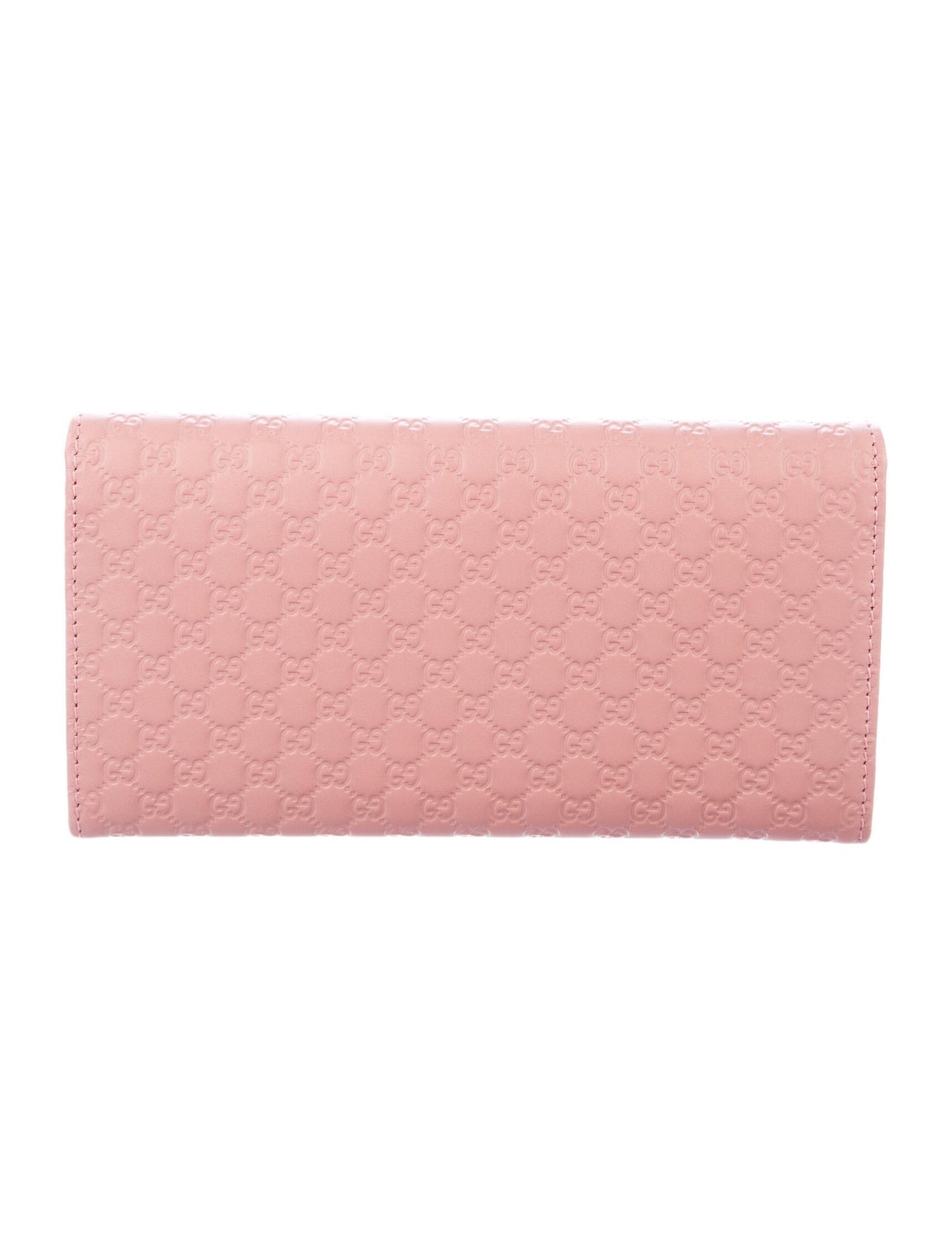 Gucci Microguccissima Continental Wallet in Soft Pink