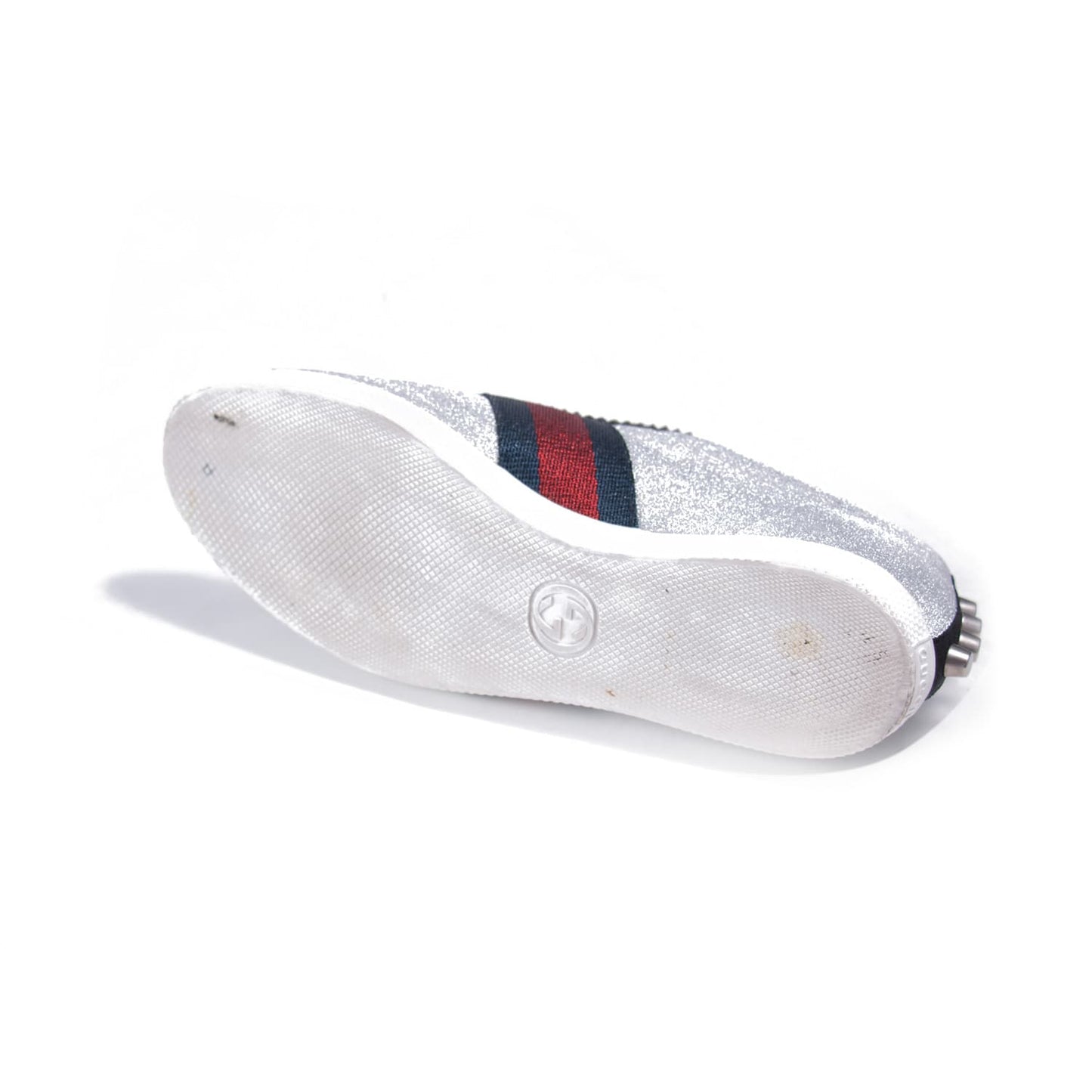 Gucci Glitter Web Sneaker With Studs