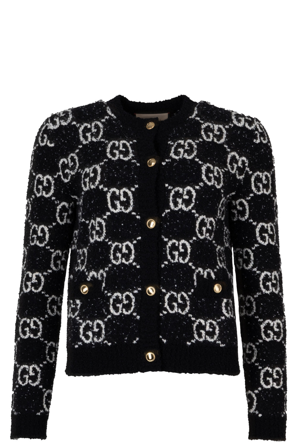 GUCCI Big GG Knit Cardigan Black