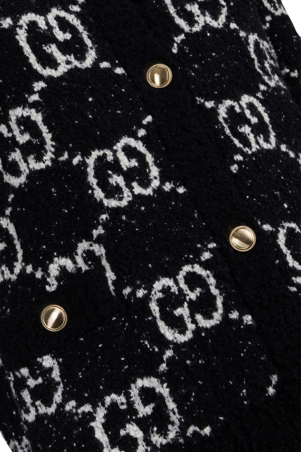 GUCCI Big GG Knit Cardigan Black