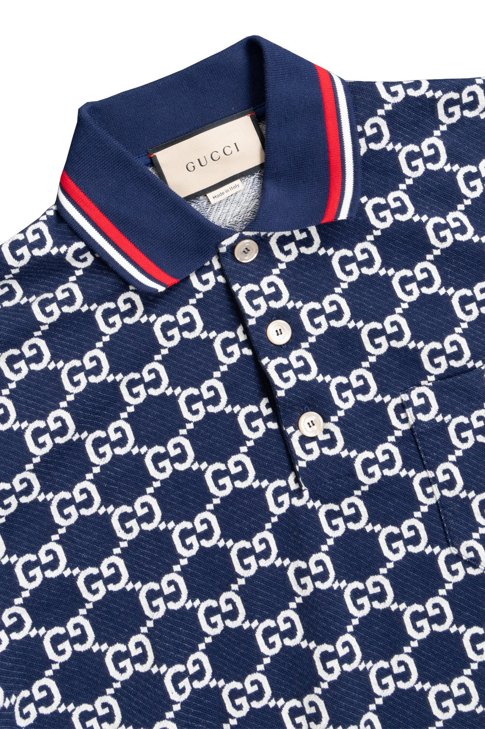 GUCCI GG Top Navy White