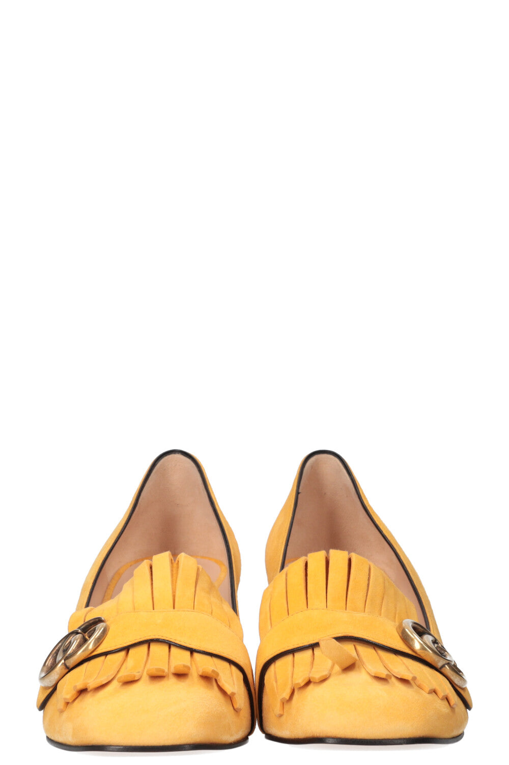 GUCCI Marmont Pumps Yellow Suede