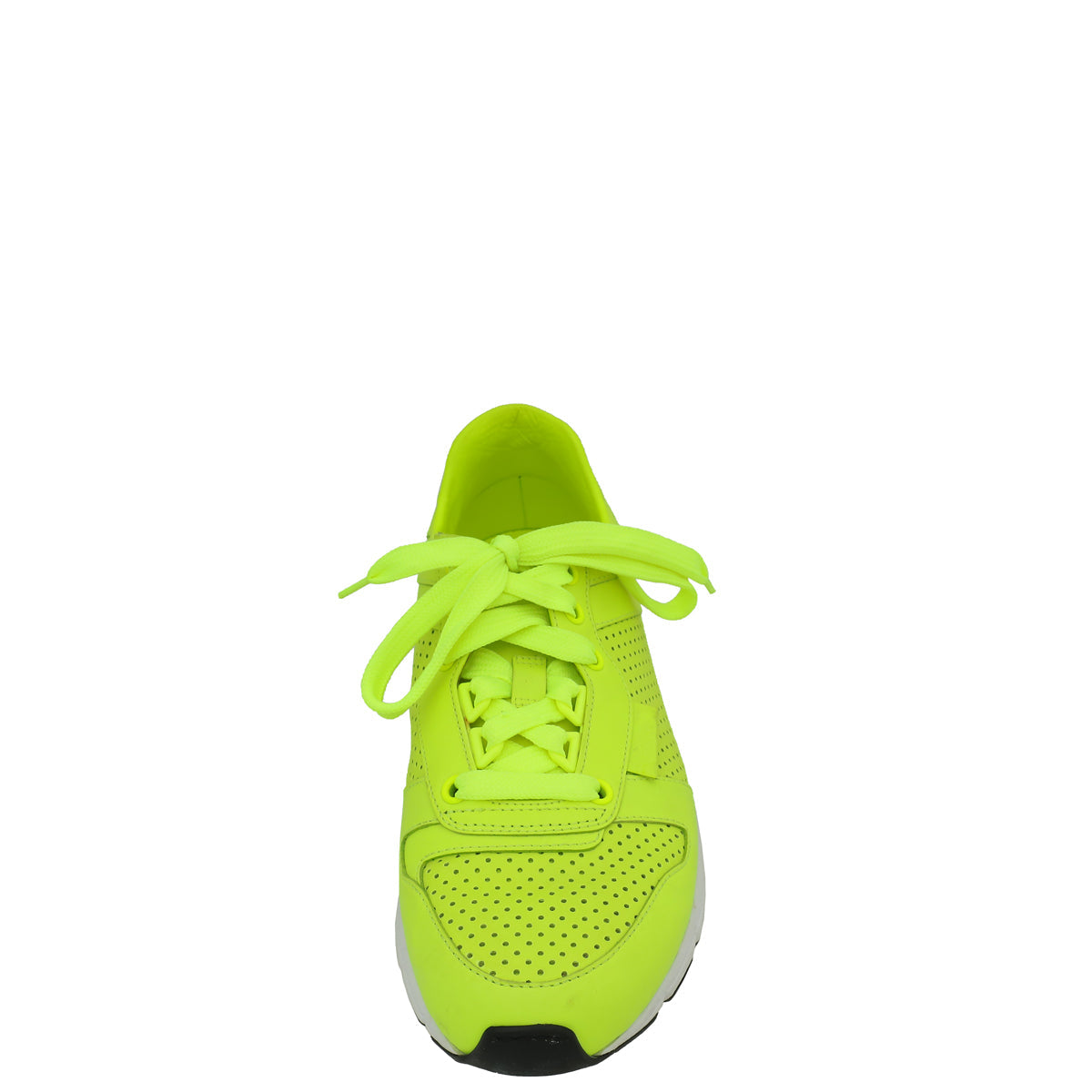 Gucci Neon Green Perforated High Top Sneaker 39