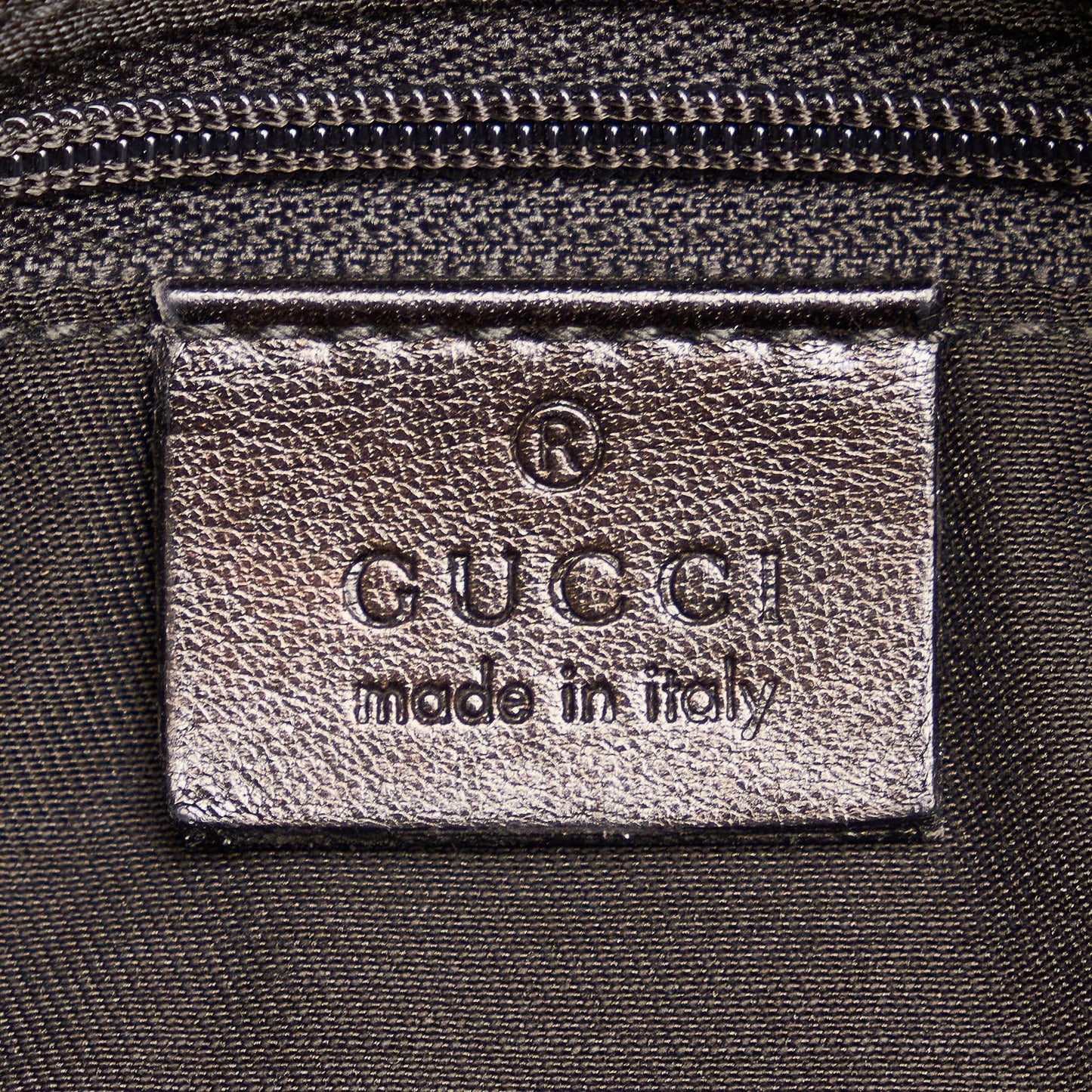 Gucci Abbey D-Ring Patent Leather Handbag