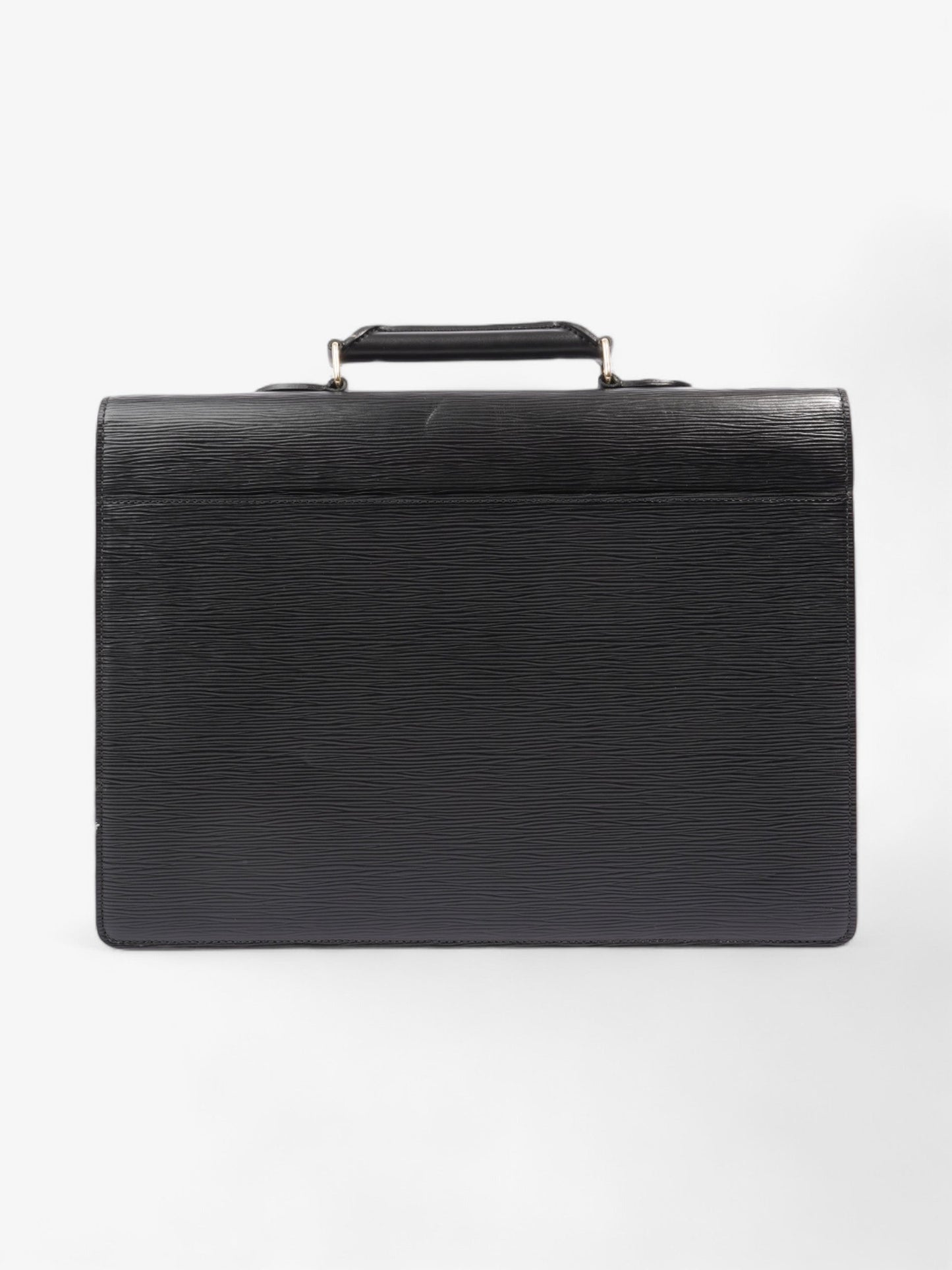 Louis Vuitton Brief Case Black Epi Leather