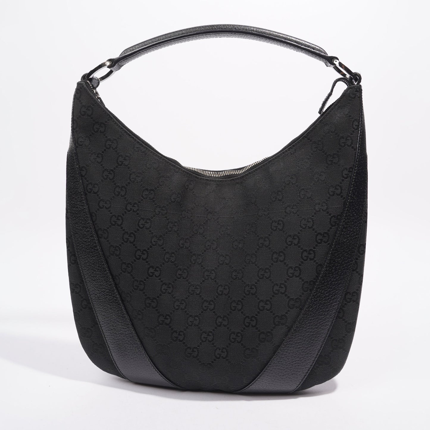 Gucci One Shoulder Bag Black Canvas