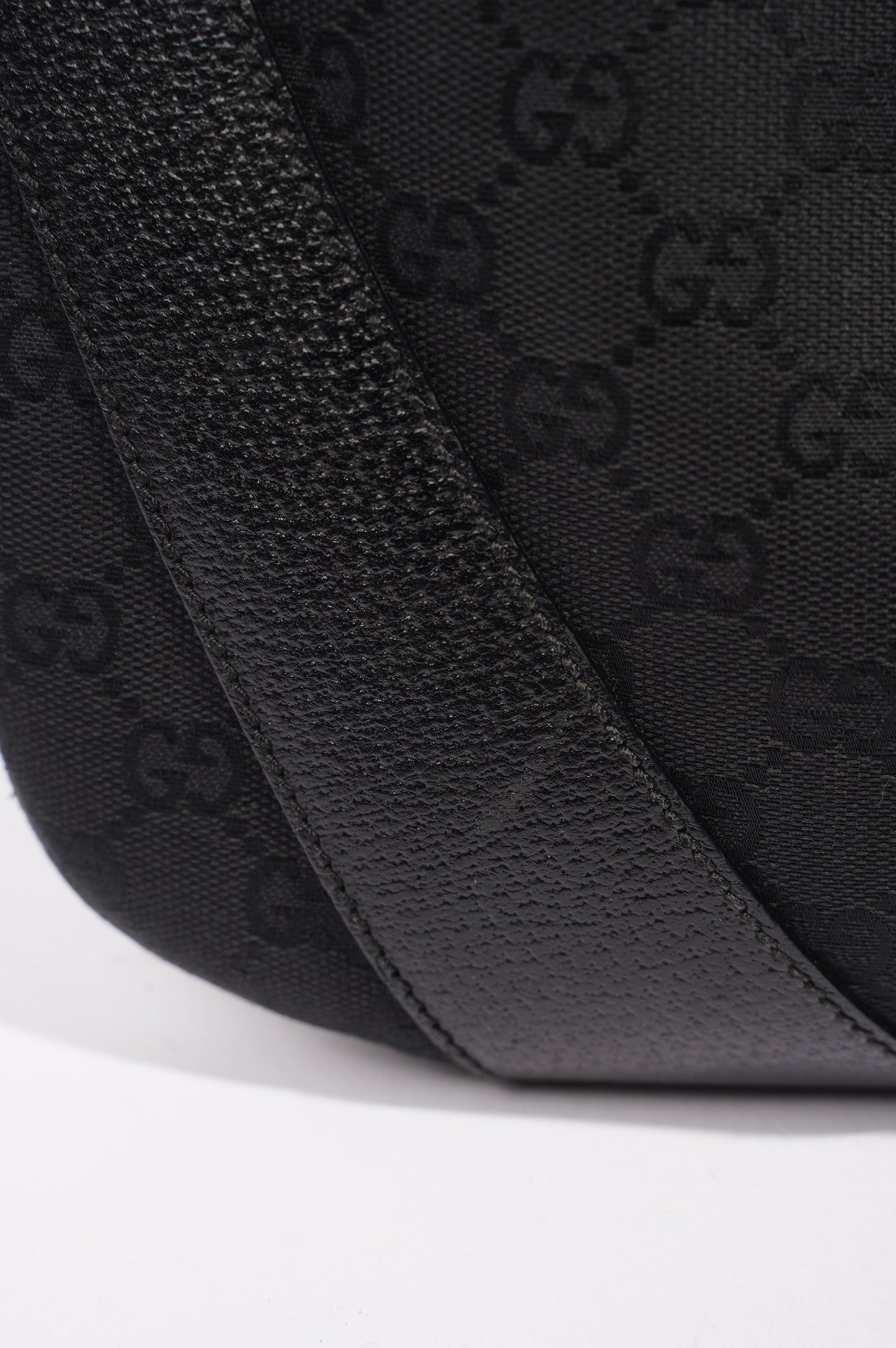 Gucci One Shoulder Bag Black Canvas