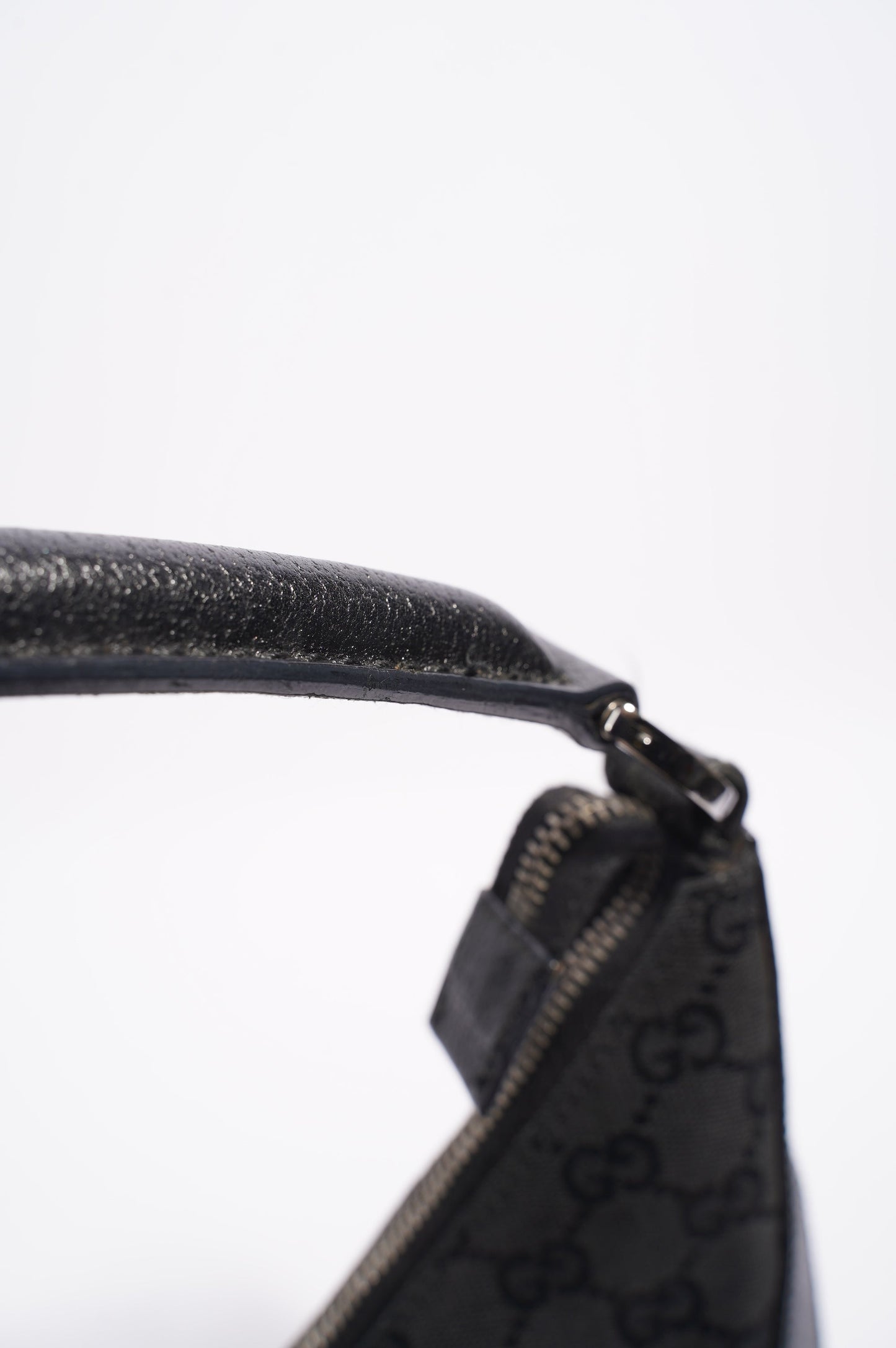 Gucci One Shoulder Bag Black Canvas