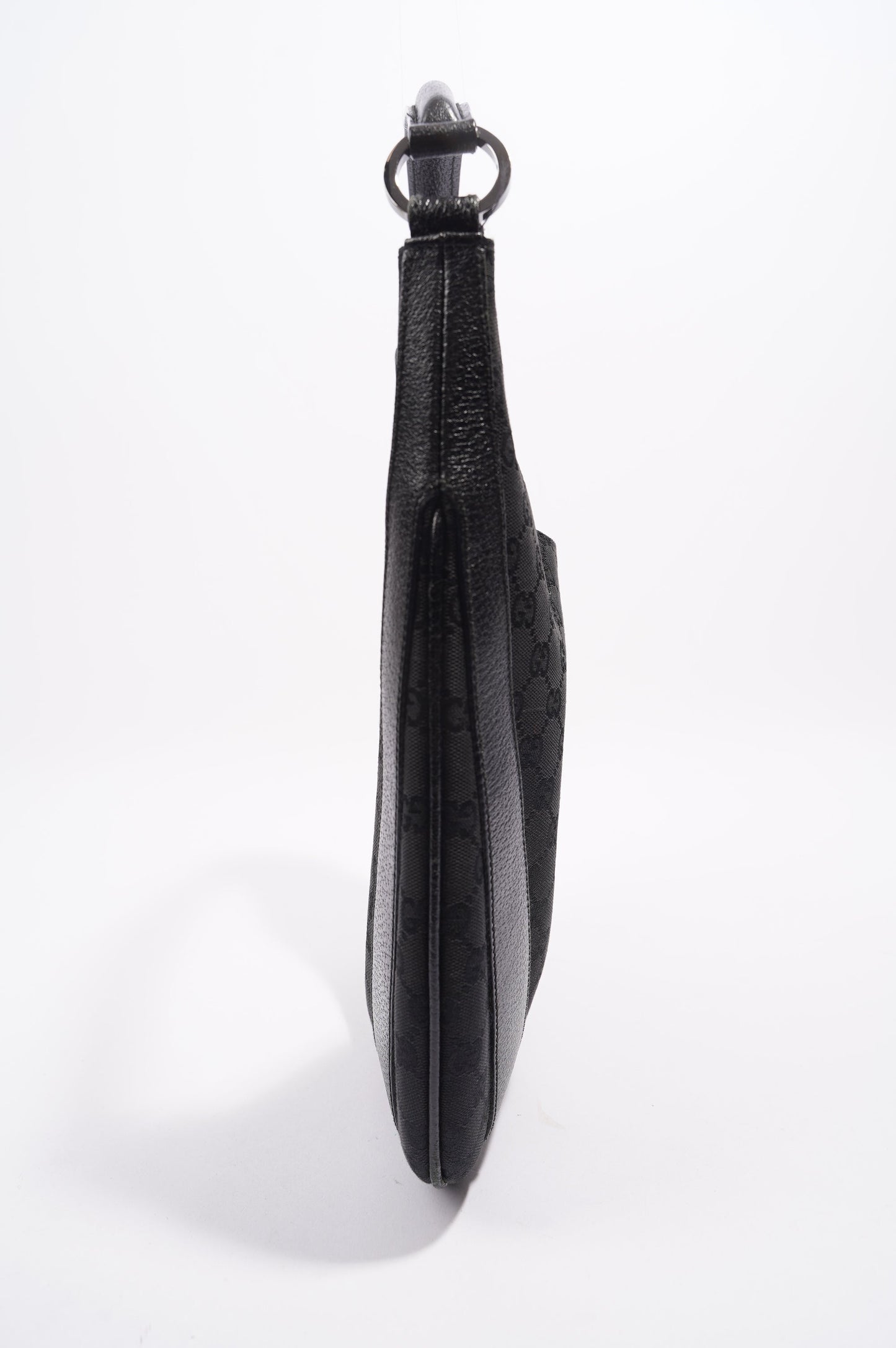 Gucci One Shoulder Bag Black Canvas