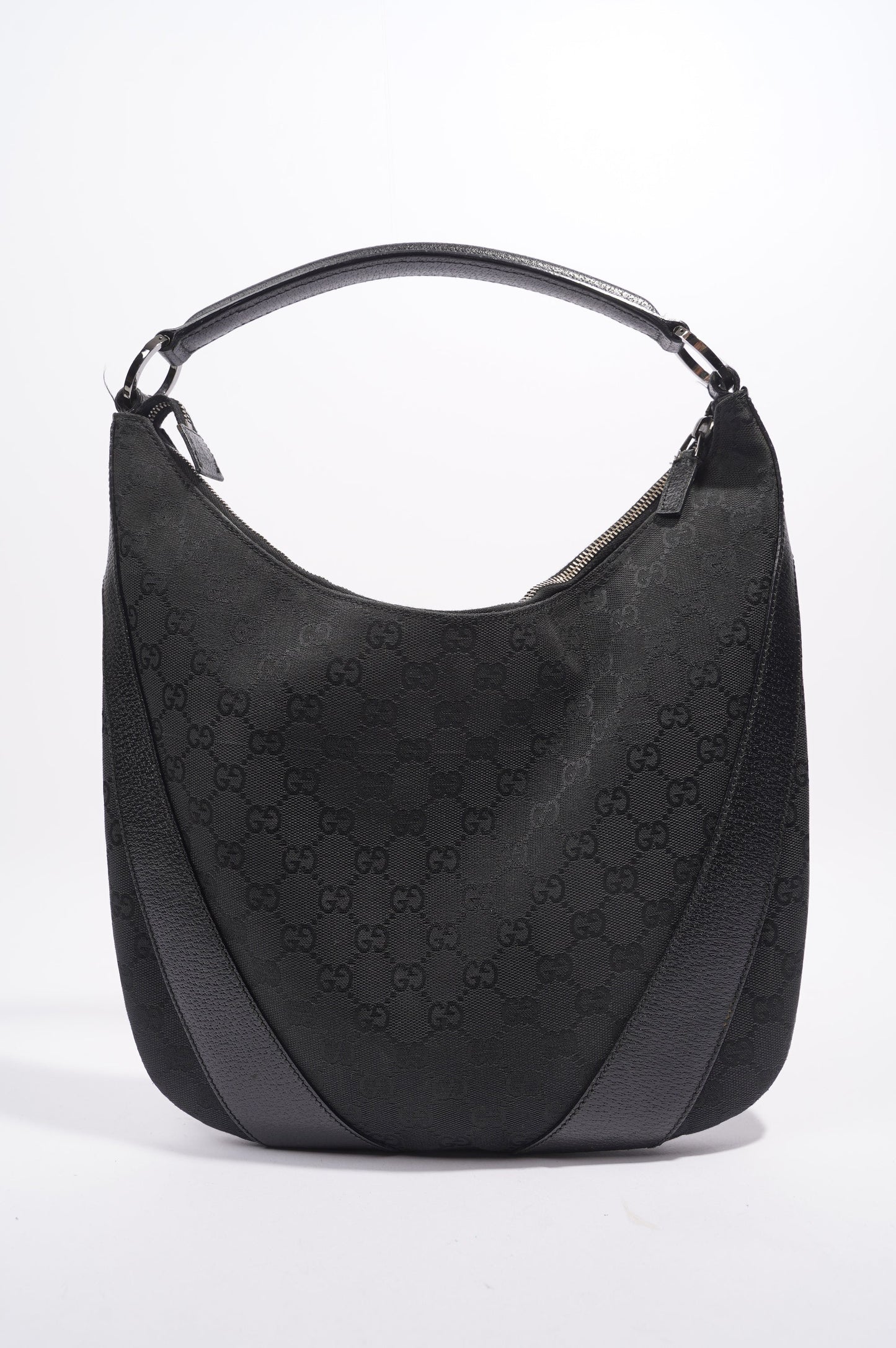 Gucci One Shoulder Bag Black Canvas