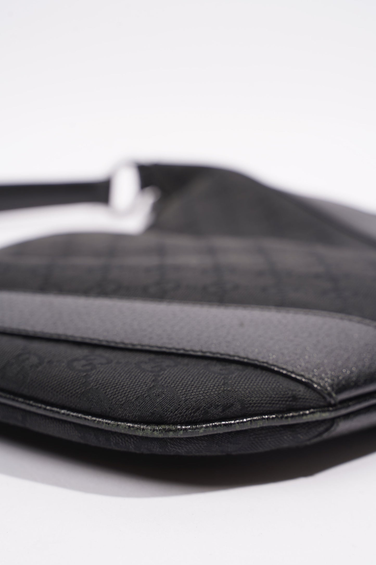 Gucci One Shoulder Bag Black Canvas
