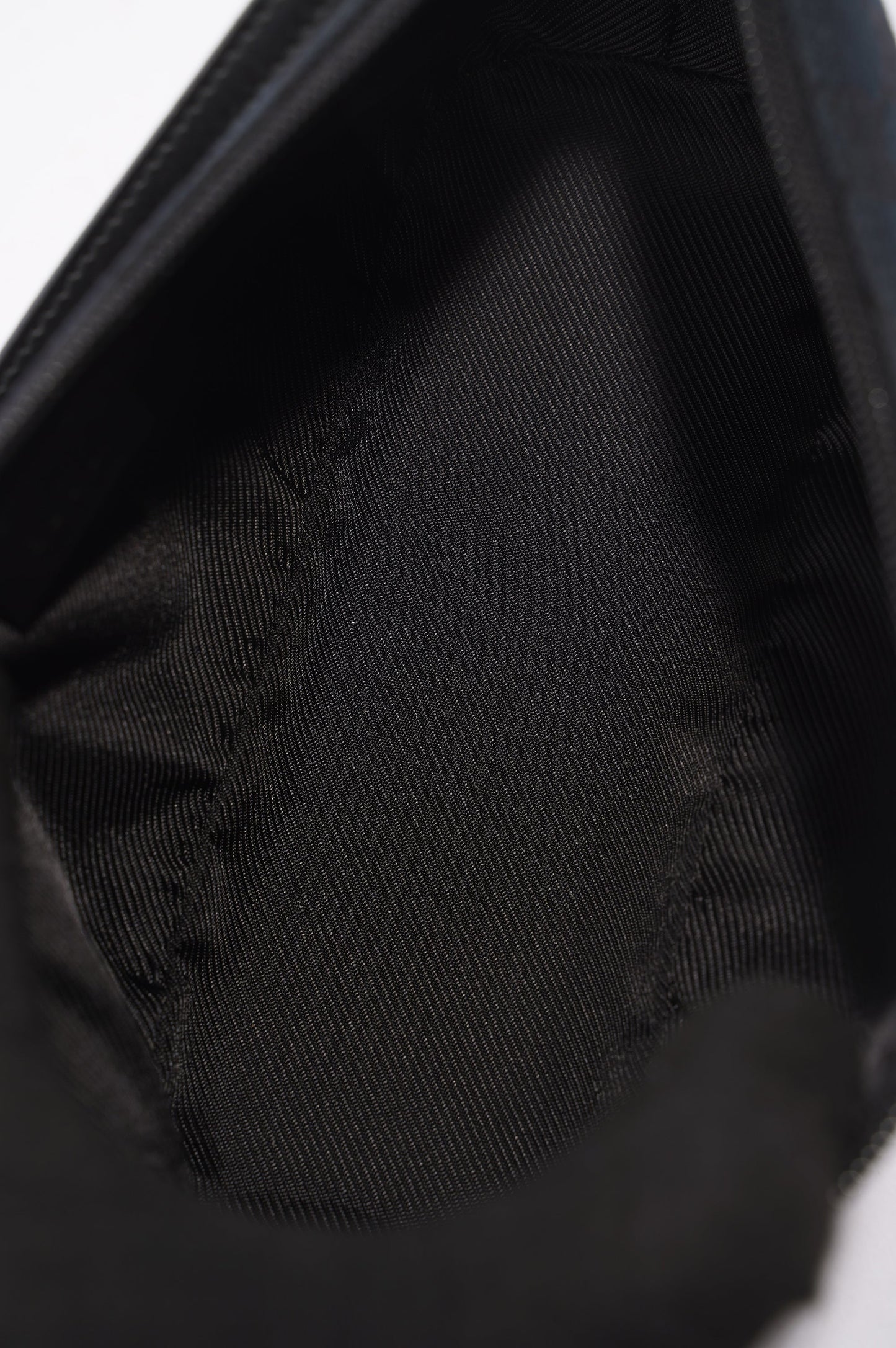 Gucci Boat Pochette Bag Black Canvas