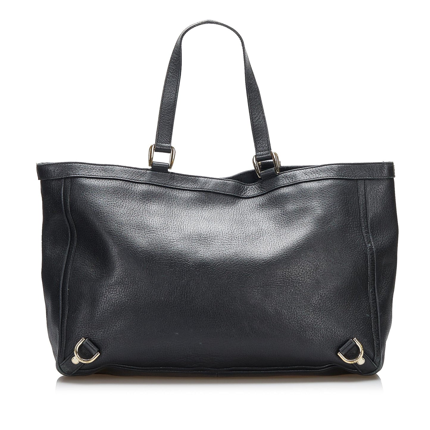 Gucci Abbey D-Ring Leather Tote (SHG-qhPuxB)