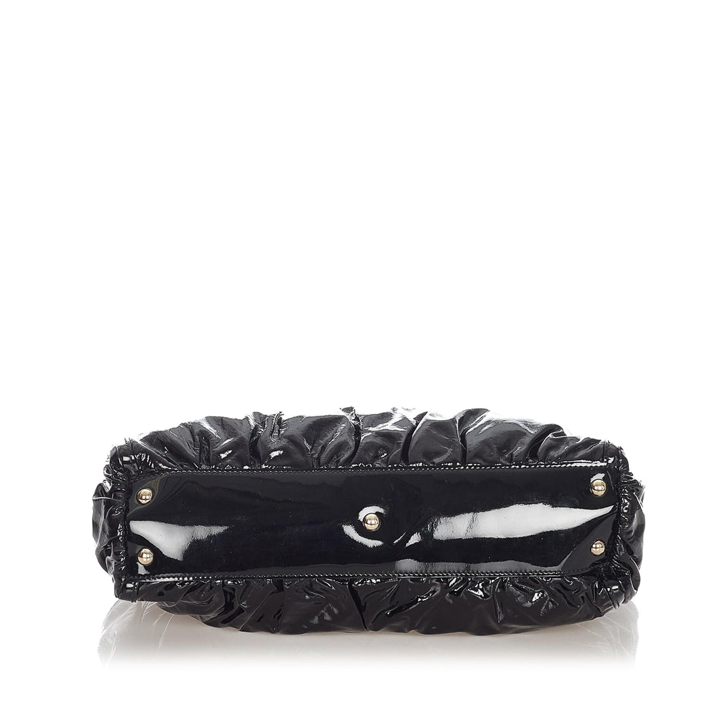 Gucci Abbey D-Ring Patent Leather Handbag