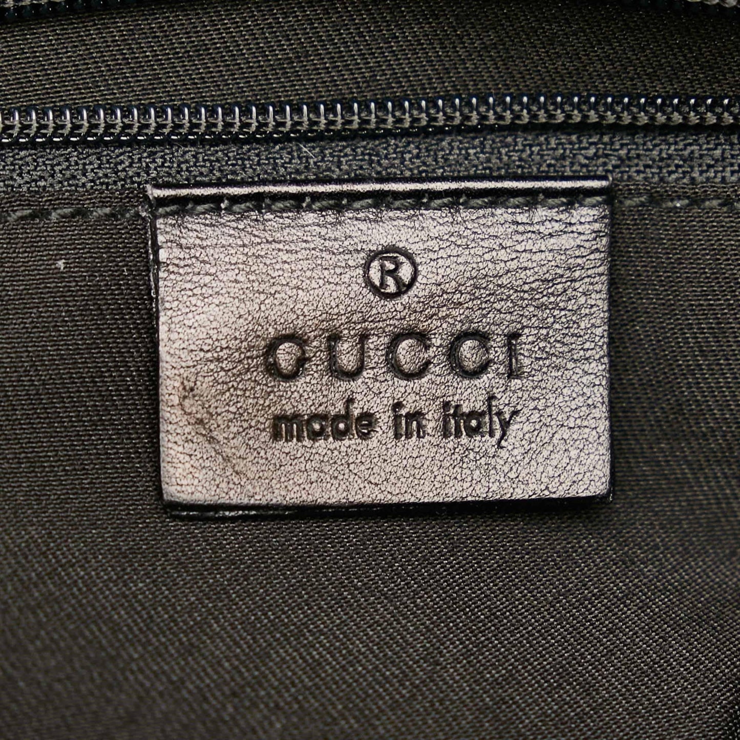 Gucci Abbey D-Ring Patent Leather Handbag