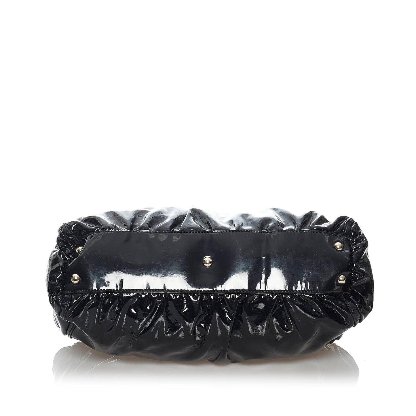 Gucci Abbey D-Ring Patent Leather Shoulder Bag (SHG-30321)