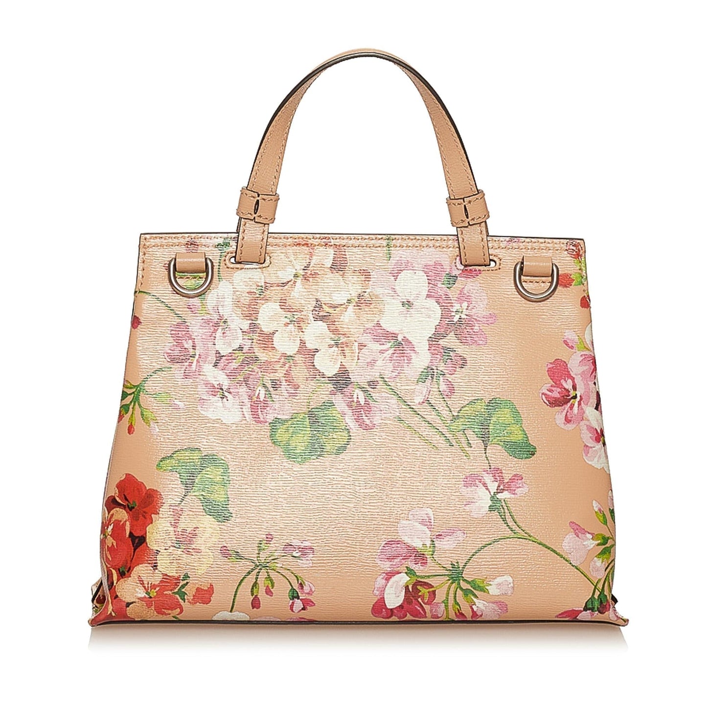 Gucci Bamboo Daily Blooms Leather Satchel