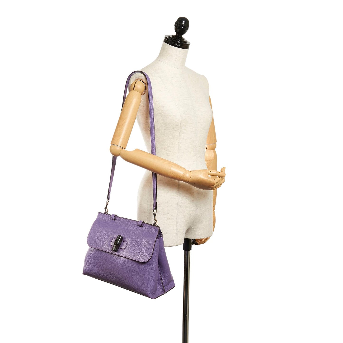 Gucci Bamboo Daily Leather Satchel