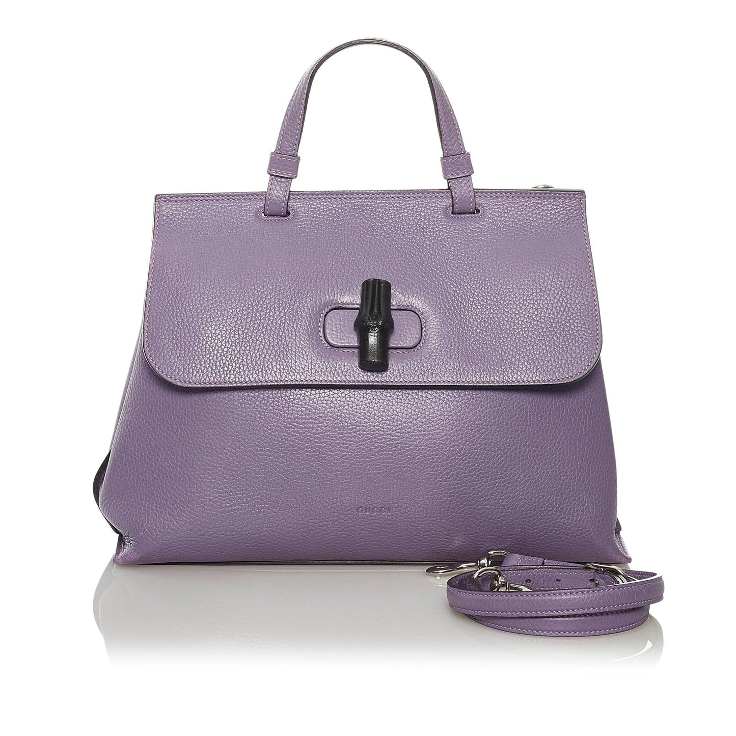 Gucci Bamboo Daily Leather Satchel