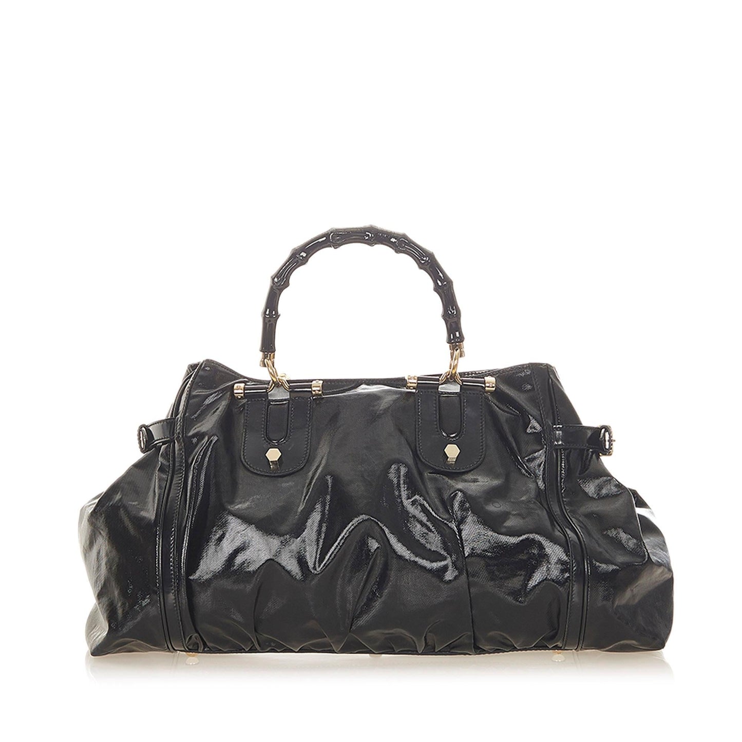 Gucci Bamboo Dialux Pop Handbag (SHG-7LYwON)