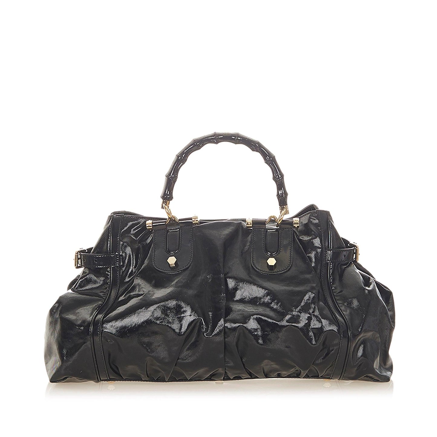Gucci Bamboo Dialux Pop Handbag (SHG-7LYwON)