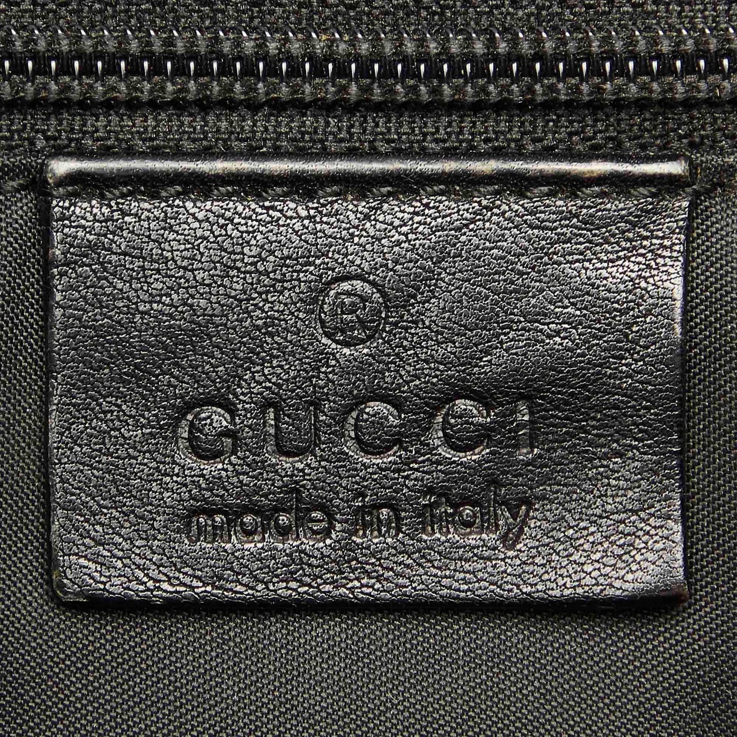 Gucci Bamboo Drawstring Leather Shoulder Bag