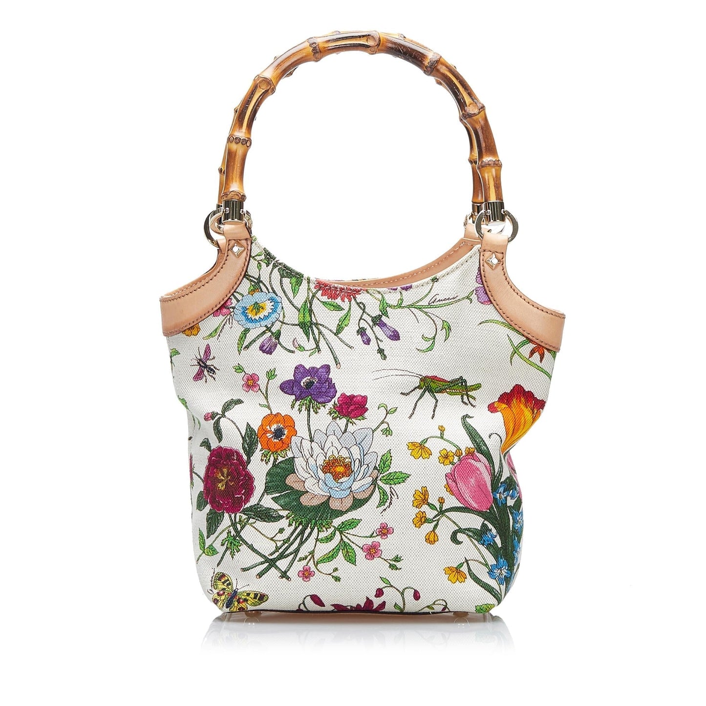 Gucci Bamboo Flora Handbag (SHG-HcnNHu)
