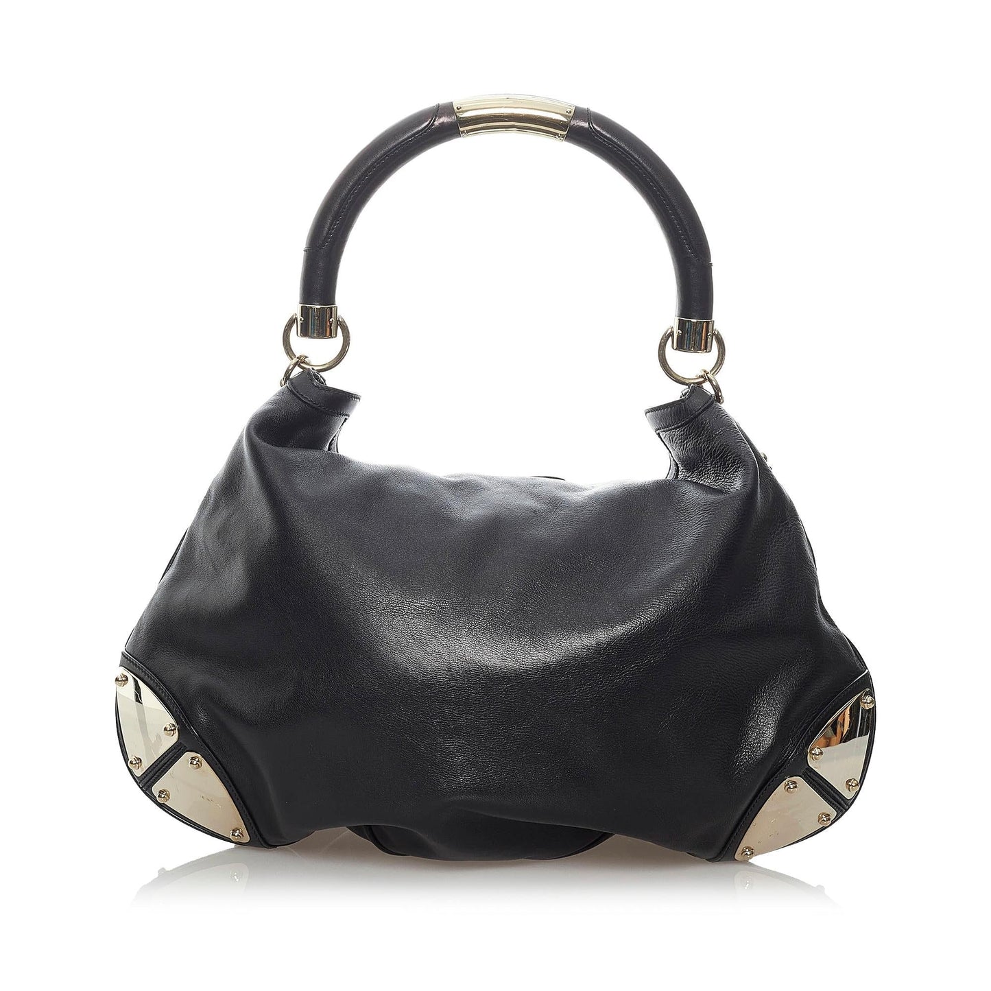 Gucci Bamboo Indy Leather Hobo Bag
