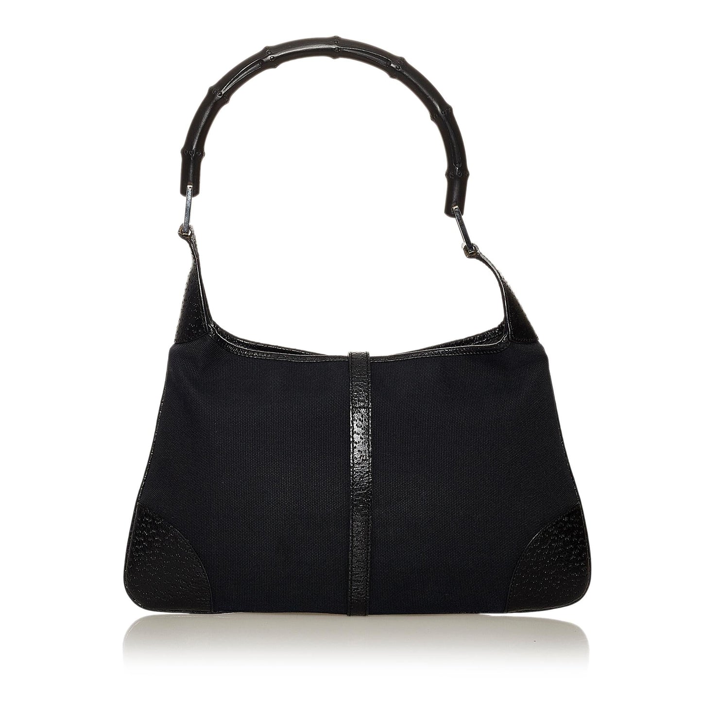 Gucci Bamboo Jackie Canvas Handbag
