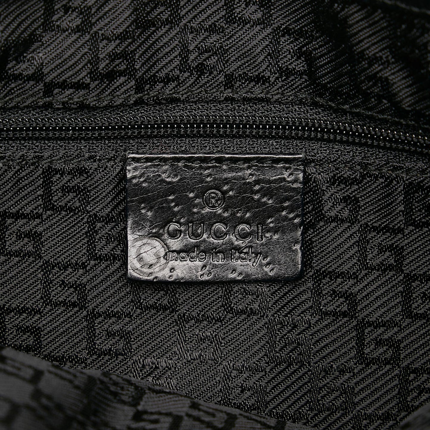 Gucci Bamboo Jackie Canvas Handbag